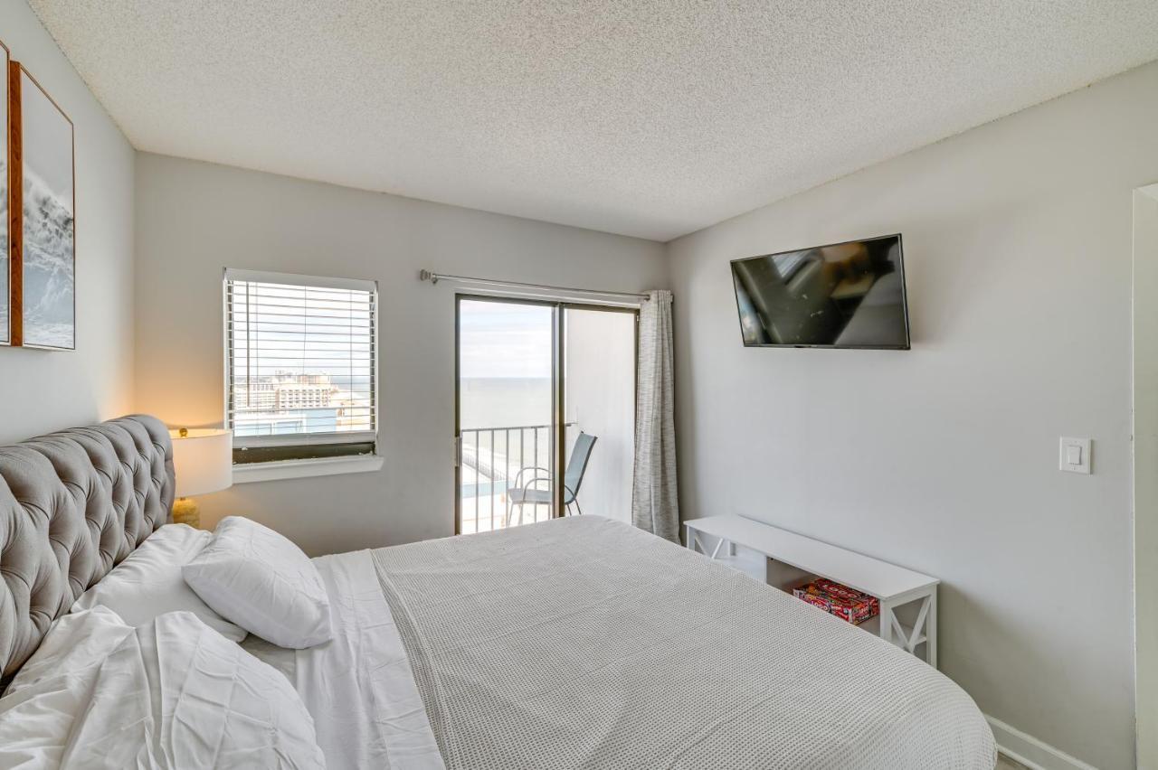 Oceanfront Myrtle Beach Condo With Balcony And Views! Eksteriør bilde