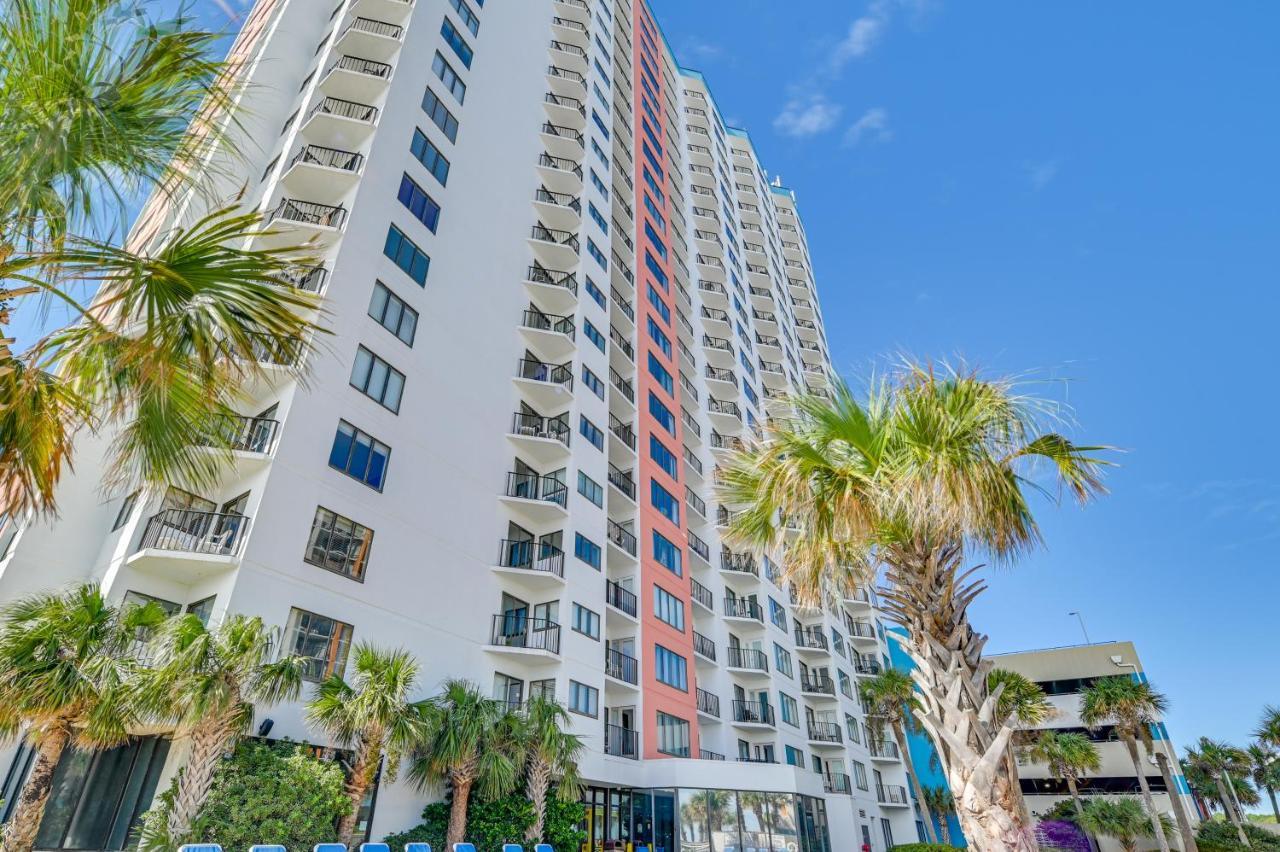 Oceanfront Myrtle Beach Condo With Balcony And Views! Eksteriør bilde