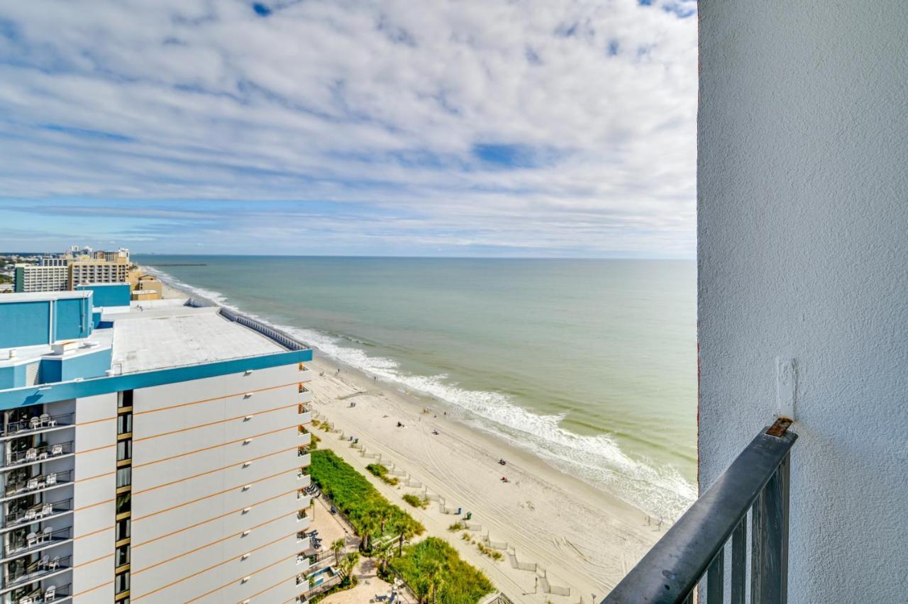 Oceanfront Myrtle Beach Condo With Balcony And Views! Eksteriør bilde