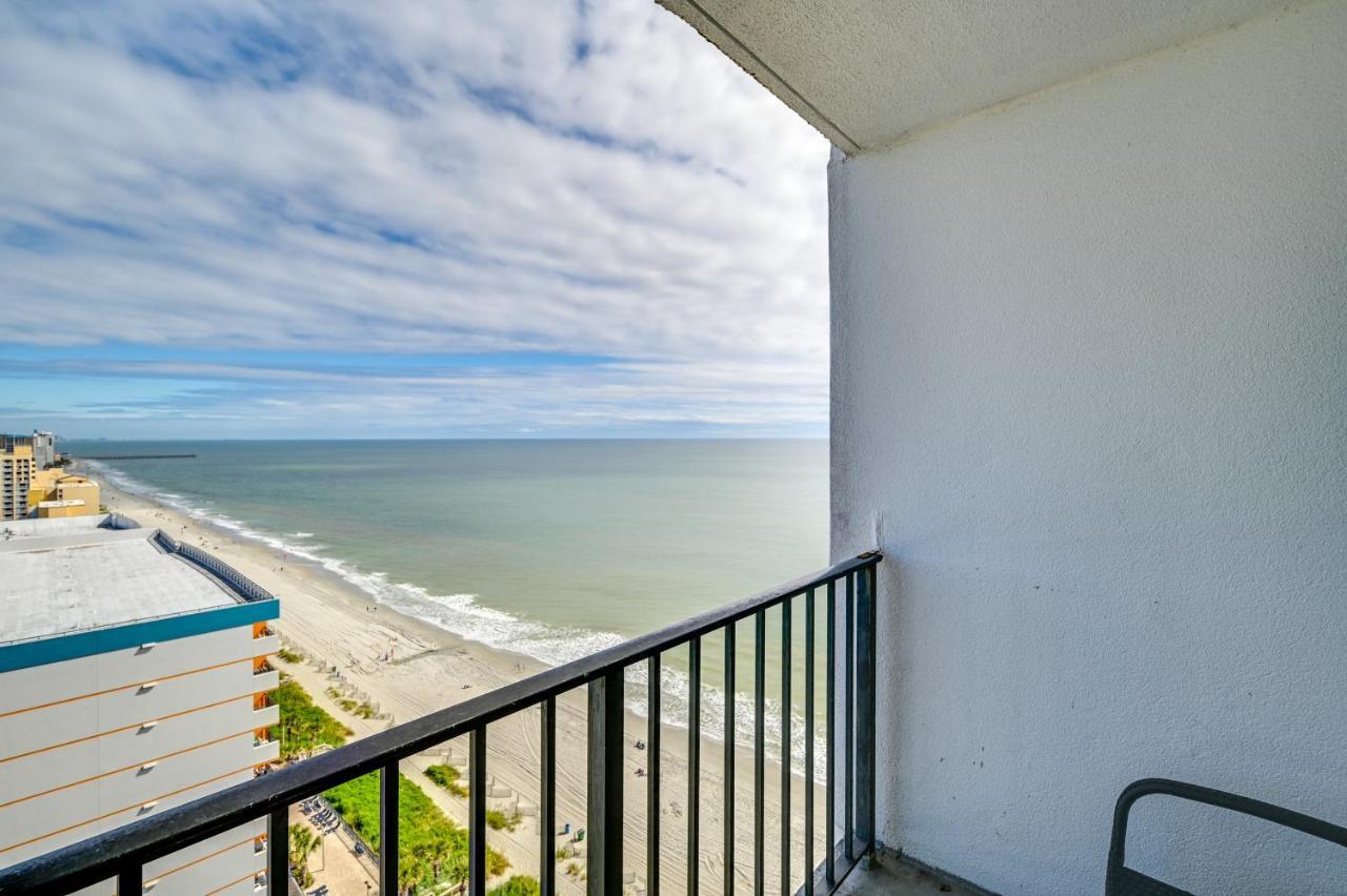 Oceanfront Myrtle Beach Condo With Balcony And Views! Eksteriør bilde
