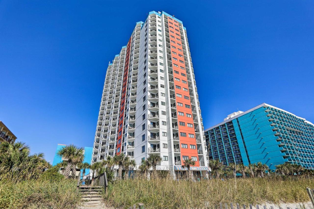Oceanfront Myrtle Beach Condo With Balcony And Views! Eksteriør bilde